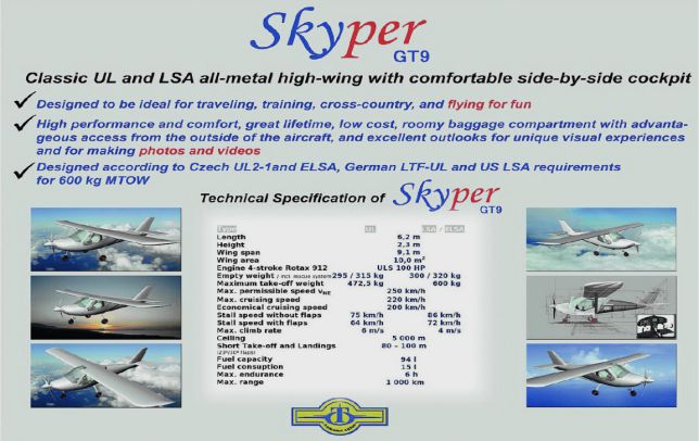 Skyper GT-9 comemrcialisé en janvier 2015