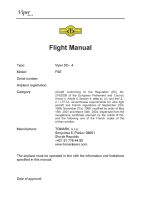 Manuel de vol Viper SD-4 UL FR